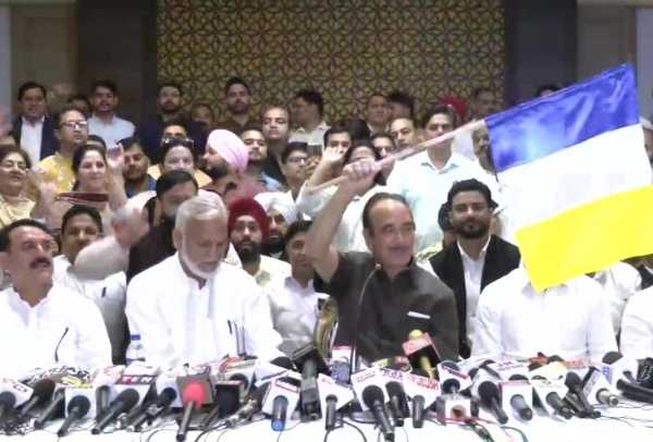 Ghulam Nabi Azad launches new Democratic Azad Party